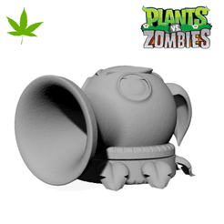 STL file Puff-shroom Plants VS Zombies 🎨・3D printable model to  download・Cults