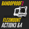Bandproof2_Action3-4_GoPro9-12_FM-04.png BANDOPROOF 2 // FLEX MOUNT// HORIZONTAL CAM MOUNT // ACTION3-4