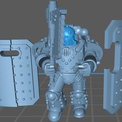 Modelo-Armadura-Herejia-Mark-V-Breachers.jpg Heresy Armour Ultramarine Space Marine Boarding Shields Breaker Breacher No Primaris