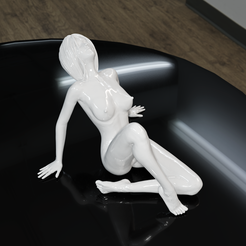 Sculpt-naked-woman-small-breast-sexy-pose.png Файл STL Sculpt naked woman small breast sexy pose・Шаблон для 3D-печати для загрузки