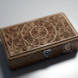 A.png V-Carved Rectangular Jewelry Box - Files for CNC and 3D Printer