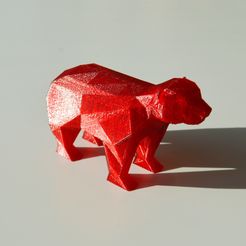 ours1.jpg Fichier STL gratuit PolygonalBear・Modèle à télécharger et à imprimer en 3D