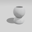 IMG_2566.png Double Sphere Vase - Vertical 3D Model