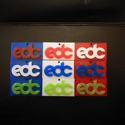 87535874_1233762190150243_6660652724498989056_n.jpg Fichier 3D gratuit Porte-clés EDC (Electric Daisy Carnival)・Plan pour impression 3D à télécharger