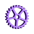 Gear_1.stl Movable Gears Pens and tools holder