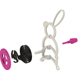 Image0003a.png Windup Bunny 2 With a PLA Spring Motor and Floating Pinion Drive