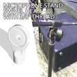 003.jpg Microphone stand swivel head with 3/8" thread