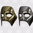IMG_1918.png The Weeknd LEG 5 Mask AfterHours Til Dawn 2025 Gold Chrome Mask 3D Model