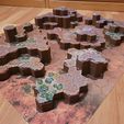 Make-2.jpg BATTLETECH TERRAIN MAP DESERT #3 (A GAME OF ARMORED COMBAT)