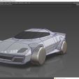 4.jpg Restomod concept car (ispired by Lancia) #VoxelabCultsCar