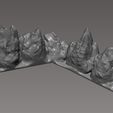 2.jpg Runewars epic game Rock and Rivers set 3D print model