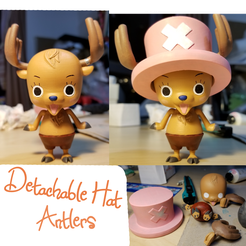 20190223_195214.png STL-Datei Tony Tony Chopper Einteiler・Design zum Herunterladen und 3D-Drucken