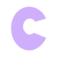 C.stl Letters and Numbers DRAGON BALL Z | Logo