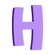 H.stl New Universal Light Letters with Stand