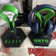 IMG_1130.JPEG Fichier STL Support pour casque Razer・Modèle imprimable en 3D à télécharger