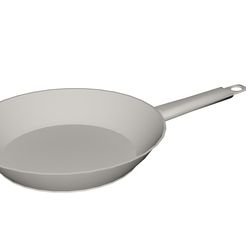 10000.jpg 3D file Fried pan・Design to download and 3D print