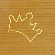 corona-low-poly.png Crown Low Poly Cookie Cutter