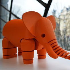 1.jpg Free STL file Elephant・3D printer design to download, leFabShop