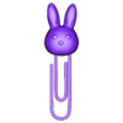 Rabbit.stl Cute Paper Clip - Set of 5 Fun and Functional 3D Printable Clips