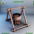 tavern-kitchen-miniature-dnd-tabletop-cooking-place-1.png Cooking place- STL - RPG MINIATURE
