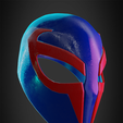 2099SpiderManFront34Right.png Spider Man 2099 faceshell for Cosplay 3D print model