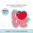 Etsy-Listing-Template-STL.png Love Arrow Cookie Cutters | STL Files