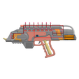 10.png Flame Gun - Legends Of Tomorrow - Printable 3d model - STL + CAD bundle - Commercial Use