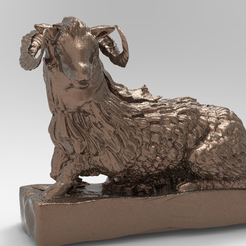 untitled.4294.png OBJ file Sheep Statue・3D printer model to download, aramar