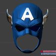 Captain_America_helmet_3d_print_model-04.jpg Fichier 3D Casque Captain America Cosplay・Modèle pour imprimante 3D à télécharger