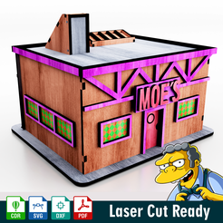 Moes_Cults_A.png Fichier 3D Moe's Bar・Modèle à télécharger et à imprimer en 3D