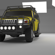 HummerH2-004.png Hummer H2 2003 With Exo-skeleton 3D model