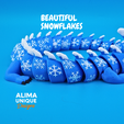 Bild-4.png XXL Snowflake Dragon / With and Without Wings ❄️