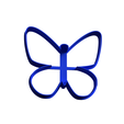 butterfly-cookie-cutter-clasic.png butterfly cookie cutter cutting 3d model pack x4