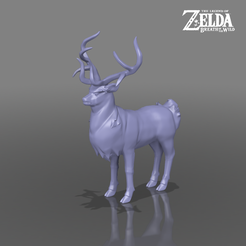 deer.png STL-Datei Deer - The Legend of Zelda - Breath of the Wild herunterladen • Modell zum 3D-Drucken, 3DXperts
