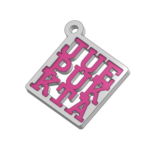 FUNNY KEYCHAIN JUE PUK KTA - 3D model önizlemesi