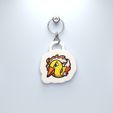 ZBrush-0-Document.jpg MOLTRES HEAD KEYCHAIN (EASY PRINT NO SUPPORTS)