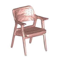 model.png Chair low poly