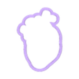 Heart Frame.stl Body Organs Cookie Cutter Set of 6