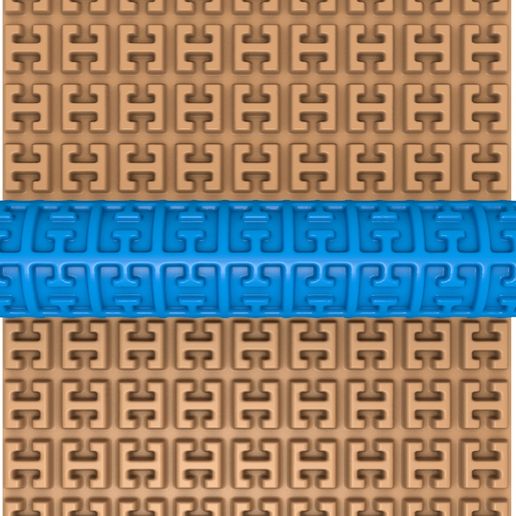 8585455.jpg Rouleau d'argile à motifs grecs / rouleau de poterie / rouleau d'argile à motifs aztèques / imprimeur de motifs ethniques