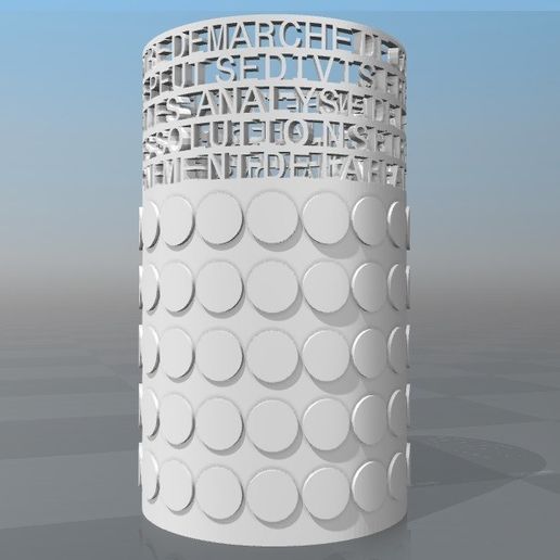 PERSONALIZABLE PENCIL HOLDER IBARAKEL