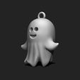 r_9.jpeg Kawaii Ghost Keychain - Spooky Mini STL Model for 3D Printing