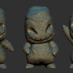 Pack Oogie Boogie 1.PNG STL file Mini Oogie Boogie - 5 Poses・3D printing model to download, BODY3D