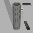 Drilled-90mm.png Flash Hider | Drilled 90mm