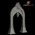 Underdark-Arch-Thumbnail-V1.jpg Arch - Drow of the Underdark spider arch with lantern - LegendGames