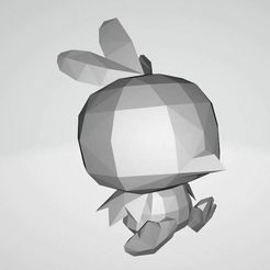 Tiny-torchic.jpg Fichier STL Tiny Torchic Pokemon Lowpoly・Plan pour impression 3D à télécharger