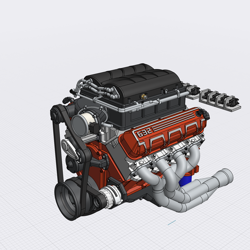 IMG_4708.png Magnuson Supercharged Chev ZZ632 Engine Complete