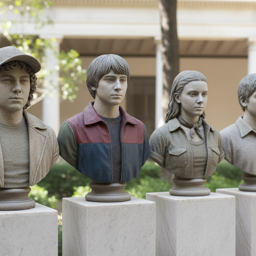 🧸 Stranger Things 5 Dustin Henderson Statue・ STL File for 3D printing・Cults