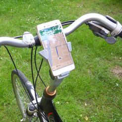 P1020837_2.JPG Бесплатный STL файл Bicycle phone holder・План 3D-печати для скачивания