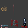 I Ma Ready Kosplayit g com ! oe 4 — Marceline's Axe Bass 3D Model - Adventure Time Cosplay - 3D Printing - 3D Print - STL - Marceline Cosplay - Bass Axe