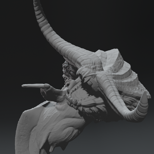 👹 Ceadeus Monster Hunter Elder Dragon・ STL File for ・Cults